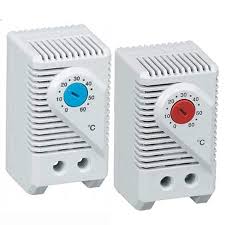 Compact Thermostat with DIN Rail Mount. NC and NO models.