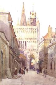 Notre Dame Dijon 1897 - Sir Ernest George als Kunstdruck oder ...