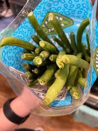 White slimy substance on green beans bought yesterday. Safe ...