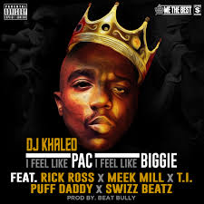 The track is entitled “I Feel Like Pac I Feel Like Biggie” featuring modern day hip-hop heavyweights Rick Ross, Meek Mill, T.I., Diddy who returns to his ... - photo