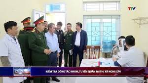 Kiểm tra công tác khám, tuyển quân tại Thị xã Nghi Sơn