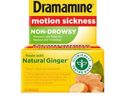 Ginger for motion sickness