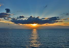 Image result for water and sunrise