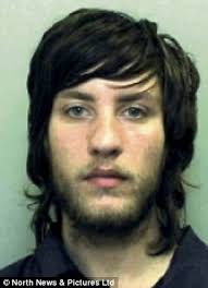 Paedophile Mitchell Harrison, who was killed by fellow Frankland Prison inmates Michael Parr and Nathan Mann during an horrific attack last year - article-0-14096B9D000005DC-815_306x423
