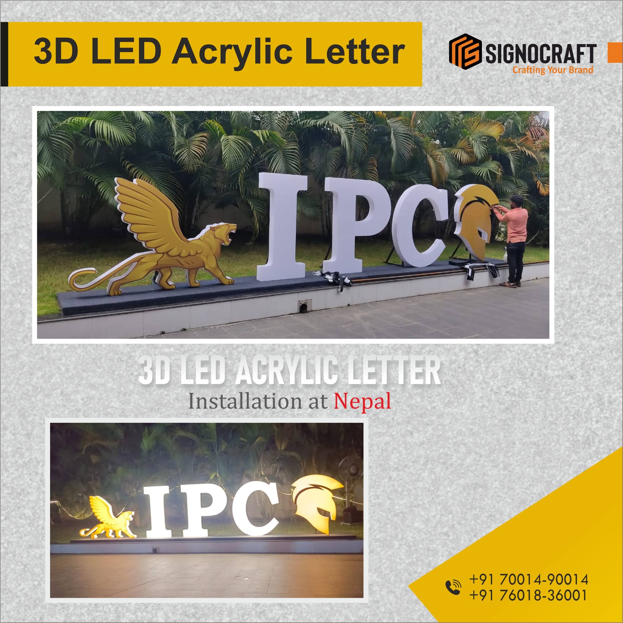 3D Acrylic Letter