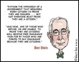 Ben Stein quote on the idiocy of liberal logic re: government ... via Relatably.com