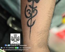 Image of Hindu Religion Trishul Tattoo