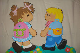 Resultado de imagem para decoração de sala de aula em eva com moldes