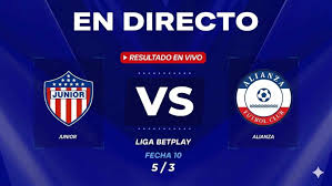 ¿Cómo va el partido de Junior hoy? Marcador en vivo vs Alianza