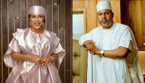 Fans gush as Faithia and Saidi Balogun share warm moment at premiere
