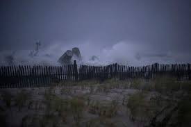 Coastal flooding today 2026 in the Mid-Atlantic nor'easter with flooded streets and storm surge