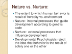 Nature vs. Nurture Examples - YourDictionary