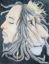 Iron Lion Zion Drawing - Iron Lion Zion Fine Art Print - iron-lion-zion-joanna-aud