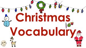 Resultado de imagen de christmas vocabulary