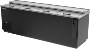 Beverage Air DW94HC-B Black Flat Top Deep Well Bottle Cooler ...