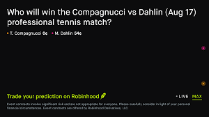 August 17, 2026: Compagnucci vs Dahlin Prediction Market