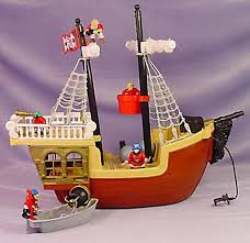 Bildergebnis für fisher price pirate ship 2002