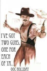 Tombstone on Pinterest | Wyatt Earp, Doc Holliday and Val Kilmer via Relatably.com