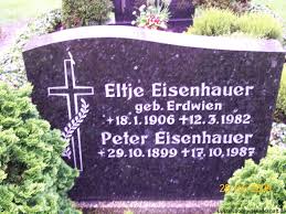 Grab von Peter Eisenhauer (29.10.1899-17.10.1987), Friedhof ...