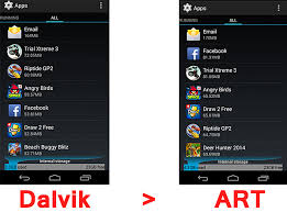 Enhancing the speed and Extending your battery life in Android 4.4 KITKAT using the AndroidRunTime (ART) instead of Dalvik runtime