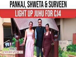 Pankaj, Shweta & Surveen Light Up Juhu for CJ4