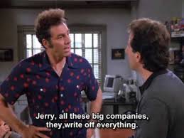 Seinfeld and Kramer about write-off - YouTube via Relatably.com