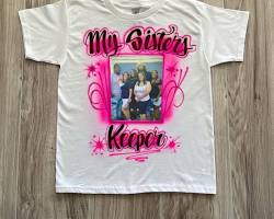 custom Gone Too Soon airbrush memorial Tshirt