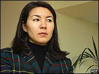 Bermet Akayeva, daughter of former Kyrgyz President Askar Akayev - _41032127_akayeva-afp203