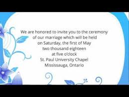 Wedding Invitation Wording Etiquette - Examples - YouTube via Relatably.com