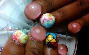 Resultado de imagem para bubble nails