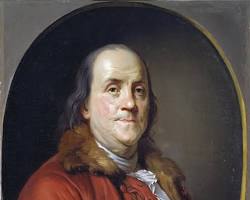 Image of Benjamin Franklin portrait at Monticello