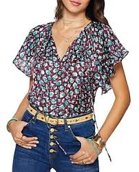 Ramy Brook Sidney Silk Blouse Size XS, Tie Front, ROCO - Product from eBay