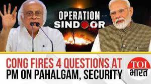 Congress Demands Full Parliament Debate on Security, Foreign Policy After Pahalgam Terror Attack