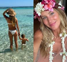 Filho caçula de Gisele Bündchen rouba a cena em fotos de viagem em família