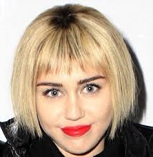 Miley Cyrus is the latest celebrity to reveal her new bob hairdo as she attended the 24th Annual KROQ Almost Acoustic Christmas at The Shrine Auditorium in ... - Miley_Cyrus_new_bob_hairdo