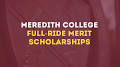 Video for Meredith College Scholarships