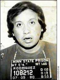 Rodriguez as a youth in high school, 1971. Alfonso Rodriguez Jr. as he appeared in a 1980 booking mug after he was arrested - 002