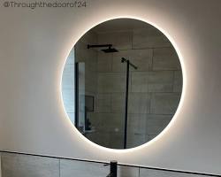 Backlit LED Bathroom Mirror with Lights