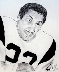 Dick Bass Of The Los Angeles Rams Drawing - dick-bass-of-the-los-angeles-rams-jim-fitzpatrick