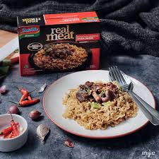 Image result for indomie real meat