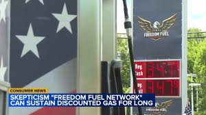 Gas industry experts express skepticism Freedom Fuel Network can sustain discounted gas prices