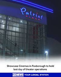 Showcase Cinemas in Foxborough will hold its last day of theater operations today. Phoenix Theaters is expected to open their new flagship location in what is now Showcase next summer.