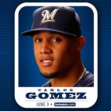 Mark your calendars for Sunday, June 9 when the Brewers take on the Philadelphia Phillies at Miller Park—it&#39;s Carlos Gomez bobblehead day, presented by Time ... - mb-13-bobble-gomez-reveal