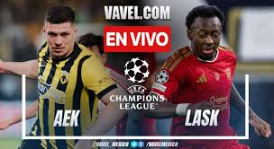 AEK Atenas vs LASK EN VIVO, UEFA Champions League (0-0)