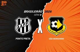 Ponte Preta x São Bernardo: onde assistir, escalações e arbitragem
