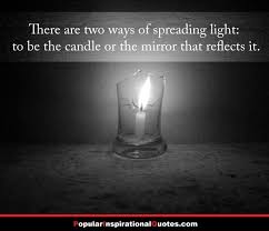 Quotes On Inspiring Reflect Light. QuotesGram via Relatably.com