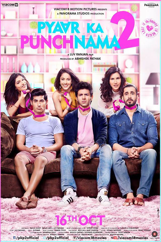 Download Pyaar Ka Punchnama 2 (2015) Hindi Full Movie 720p [750MB] | 480p [400MB]