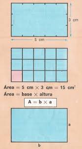 Resultado de imagen de area rectangulo