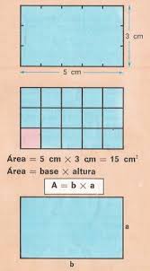 Resultado de imagen de area rectangulo