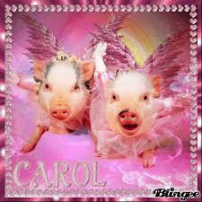 Carol Name Tag/Flying Pigs; Tags: NAME Pigs Tag/Flying carol - 810237296_1239000